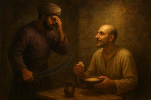 حكايت ميرغضب و نان و نمك مجرم‏